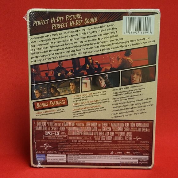 Serenity The Future Is Worth Fighting For Limited Edition Blue Ray DVD 2005 New - Picture 2 of 8